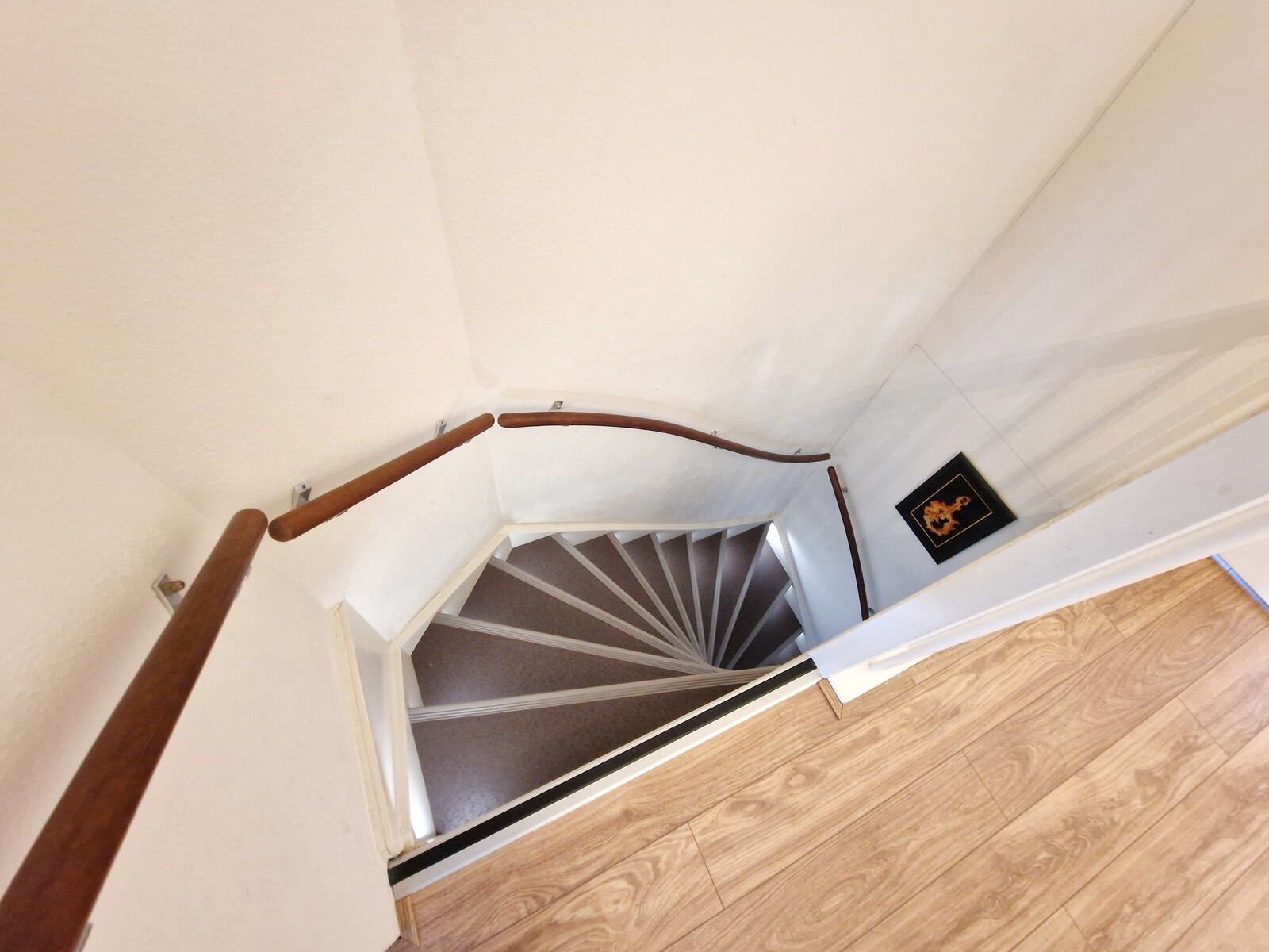 Trap met verlichting.